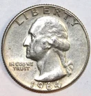 1964-D Washington Quarter - Extra Fine - #1916EA
