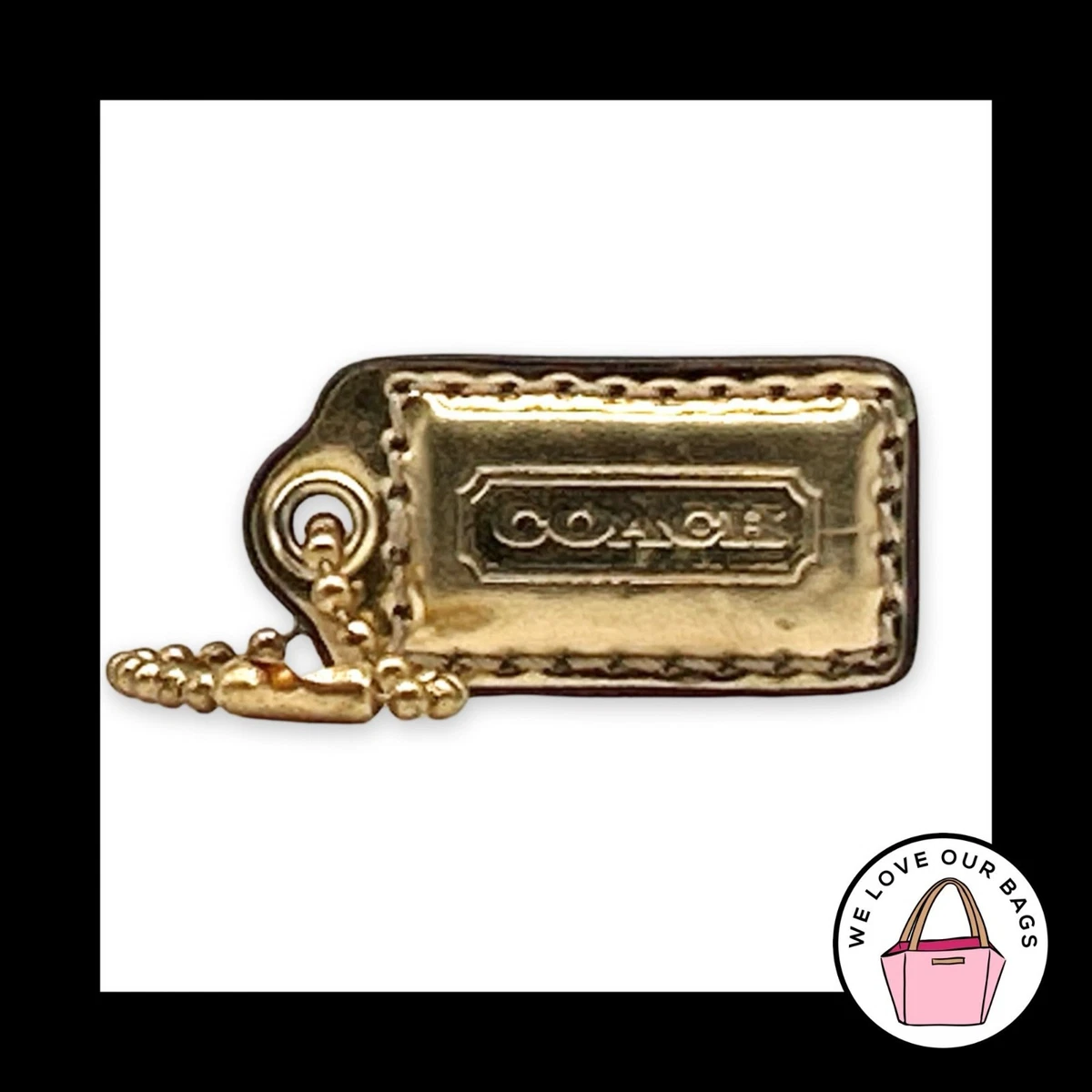Coach Leather Letters, Numbers & Symbols Key Chains, Rings