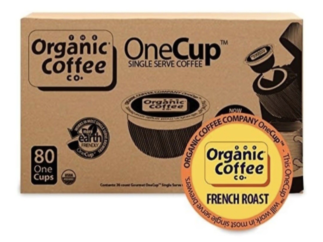 Organic Coffee Co 80ct One Cup French Roast K-Cup Coffee Pod