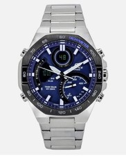 Casio Edifice Blue Dial Sports Tough Solar 100M ECB-950DB-2A Men's Watch
