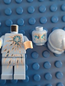 LEGO&reg; Ninjago NRG Zane Minifigure 9590 Cracked Torso Njo0069 Genuine Authentic 