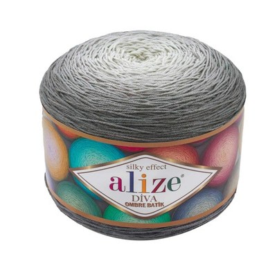 ALİZE Diva Ombre Batik Silky Effect 100 Microfiber Acrylic Yarn Thread Crochet
