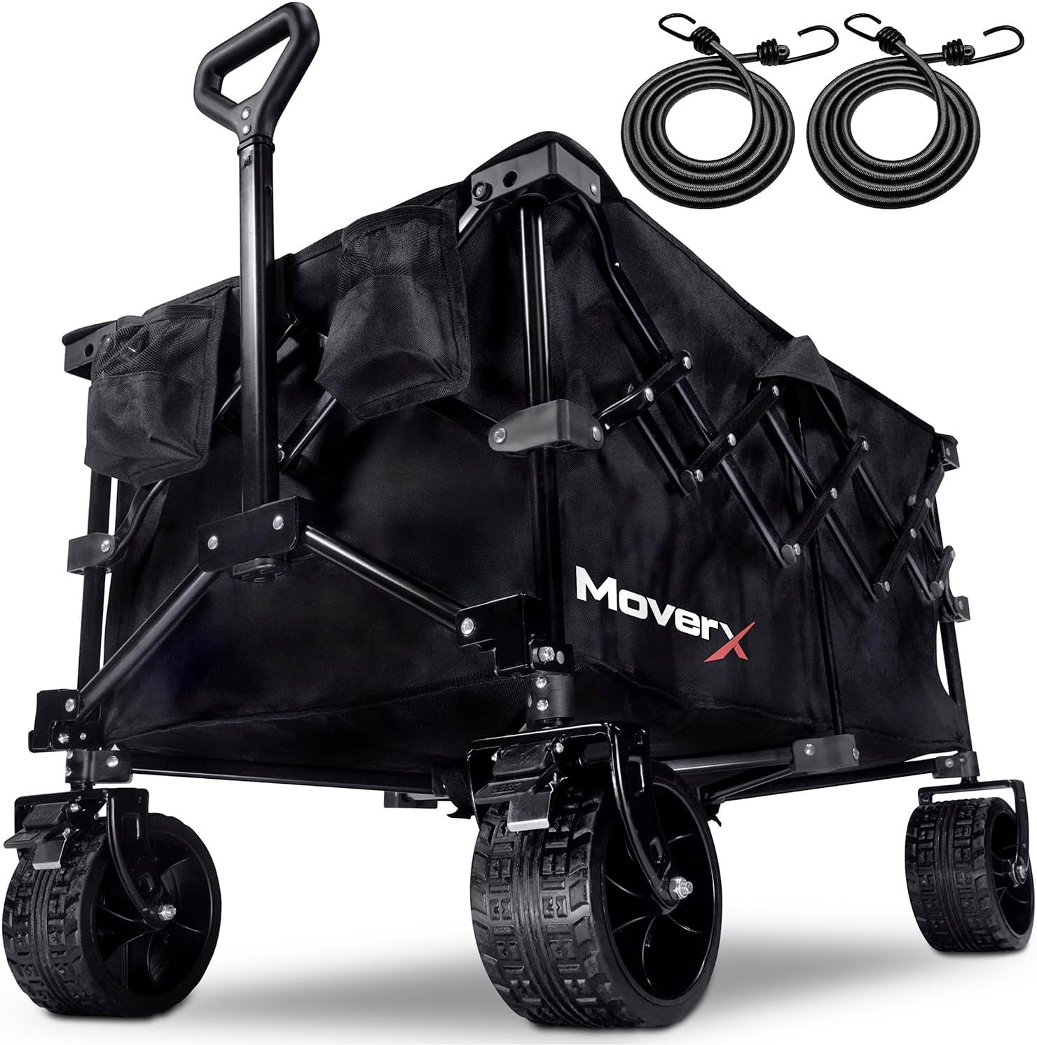 Moverx 200L Festival Trolley on Wheels, Folding Wagon, Portable Camping Cart, Co