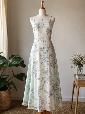 Women's Secret Mission Floral Farm Sleeveless Rio Dress S Alena s Style Linen