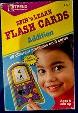 Spin 'n Learn Addition Flash Cards Ages 6  Up