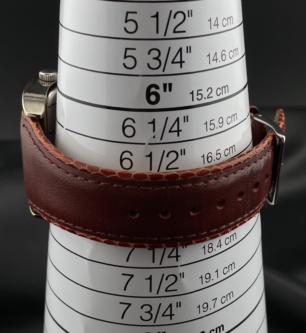 Nine West Rectangular White Dial Red Wide Leather… - image 9