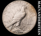 1923-S Silver Peace Dollar - Scarce  Better Date  No Reserve  #M235 — photo 2