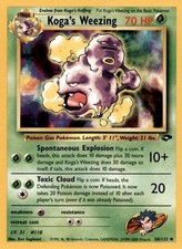 Unlimited - Koga's Weezing - 50/132 - LP - Gym Challenge on eBay
