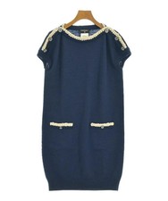 Chanel Womens Dress Navy Blue Size 34 XS Vintage