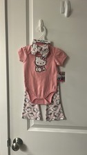 Hello Kitty Baby 3 Piece Set, Pink, New With Tags, 12M