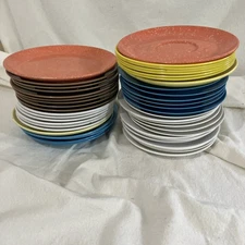 Melamine and Mamas By Royalton Small Plates And Saucers  Plates 47 Total