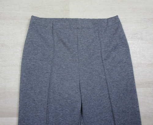 Vintage 70s Polyester Flare Trousers Pants Womens (12) MOD Disco Gray Wide Leg, $24.98 - Photo 3