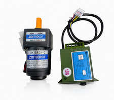 ZDmotor 15W AC Gear Motor & Speed Control Unit – 220V Industrial Drive System