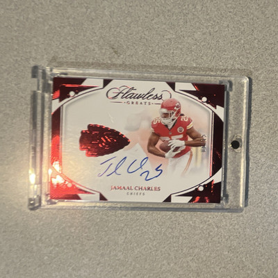 Panini Flawless Flawless Greats Jamaal Charles Chiefs Auto FG-JC 2/5