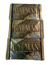 1994 Skybox Batman Saga of the Dark Knight Trading Cards, 3 Factory Sealed Packs