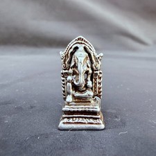 Old Chinese Tibetan Buddhism Tian Iron Ganesha (Elephant God) Amulet Pendant