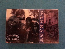 WARRANT          "SOMETIMES  SHE  CARES"       CASSETTE  SINGLE  /  USED