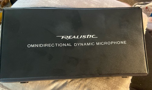 Realistic Radio Shack Super Omnidirectional Dynamic Microphone 33-1070B VTG Work - Picture 12 of 12