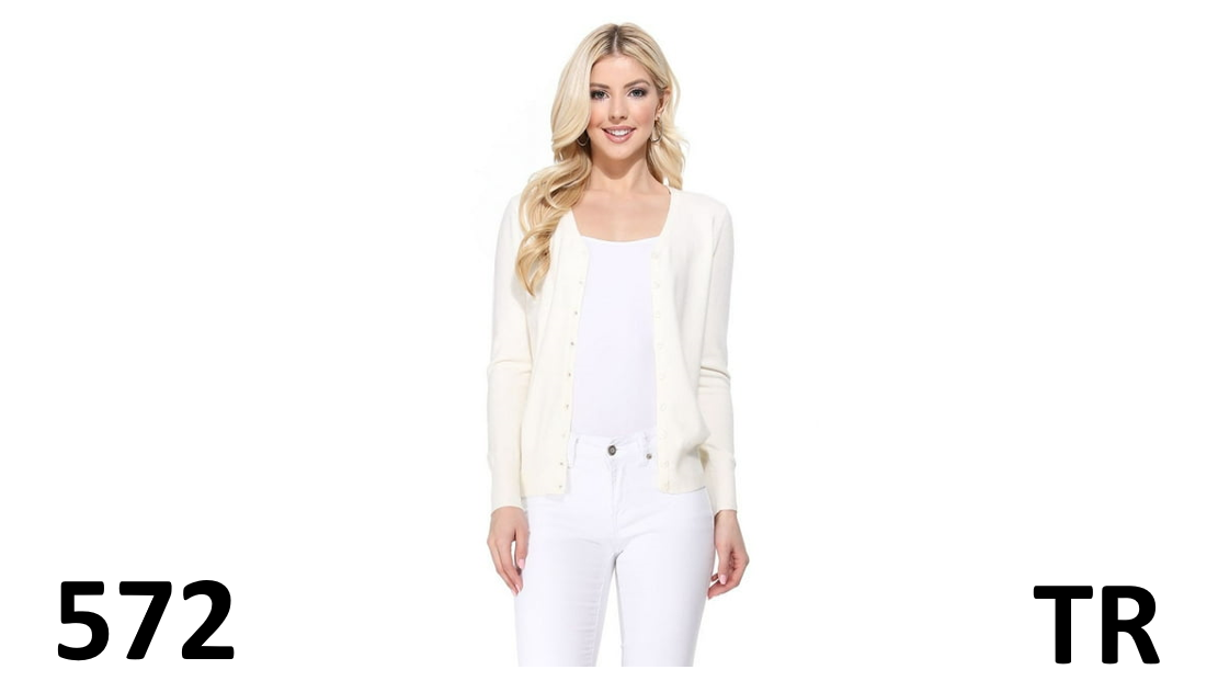 YEMAK Women's Knit Cardigan - V-Neck Long Sleeve Button Down Lightweight Sweater