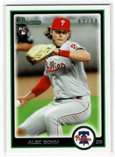 2021 BOWMAN THROUGH THE YEARS VARIATION ALEX BOHM RC 02/50 PHILADELPHIA PHILLIES