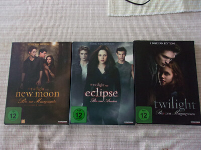 3 x Twilight Fan Edition DVD