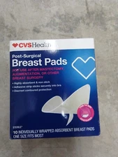 CVS Health Post Surgical 10 Breast Pads
