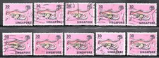 SINGAPUR 1968 TANIEC SMOKA 30c WARTOŚĆ HURTOWA PARTIA SZKOCKA 92 UŻYWANA