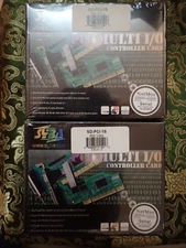 SYBA - PCI Multi I/O Controller Cards - SD-PCI-1S - NM9820CV - Lot of TWO(2)