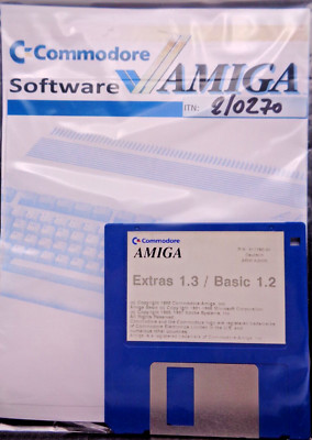 COMMODORE AMIGA -- AMIGA EXTRAS 1.3 / BASIC 1.2 DEUTSCH A500/A2000  (COMMODORE).