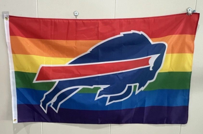 Buffalo Bills Pride ft Football House Flag Banner
