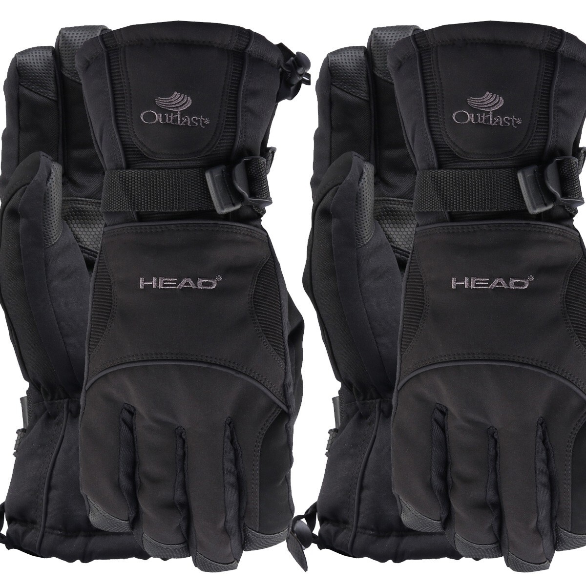 2xMens Ski Snowboard Gloves 3M Thinsulate Snowmobile Cold Weather Gloves  Mittens