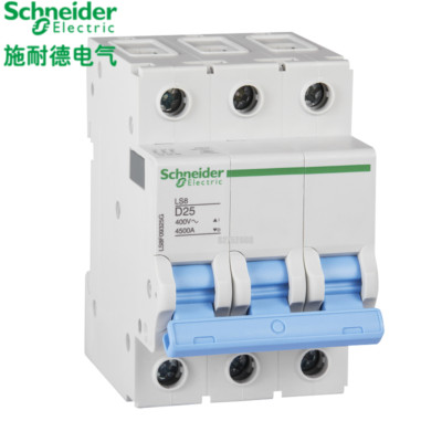 1PC Schneider LS8 series D circuit breaker 3P D6A20A25A40 to 63A LS8F09363G  &ll