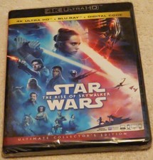 Star Wars Episode IX The Rise of Skywalker 4K Ultra HD + Blu-Ray + Digital new
