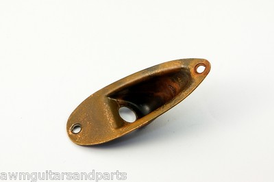 Copper Age Buchsenblech Jack Plate Buchsenplatte Fender Stratocaster Style 