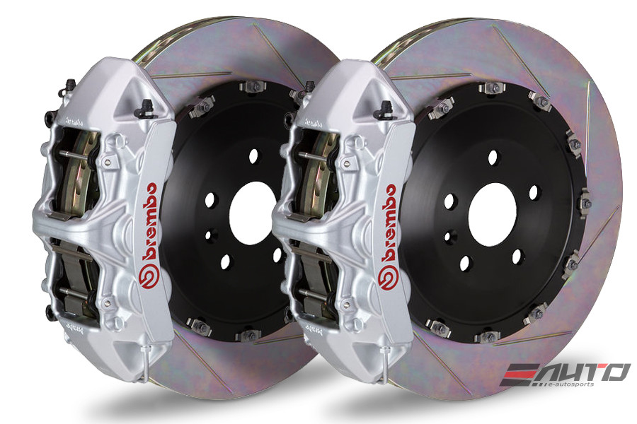 Brembo Front GT Brake BBK 6pot Silver 405x34 Slot Ferrari F430 Scuderia 08-09