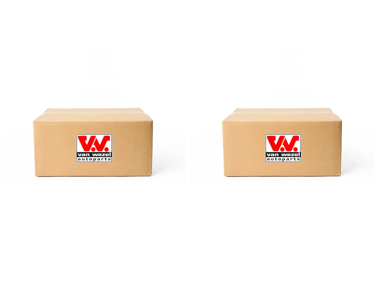 2x Vetro specchietti VAN WEZEL S+D per AUDI A3 8P, A3 8P/8PA/8P7, A4 B6
