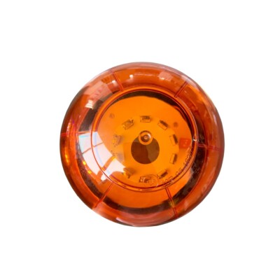 Lot De 2 Gyrophares LED Orange 12-24V - 40 LEDs, 3 Modes Flash, IP65 - Fabriqué En France