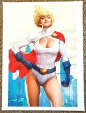 Power Girl Poster Art Print Stanley 'Artgerm' Lau 12x16 - DC Comics - Superman