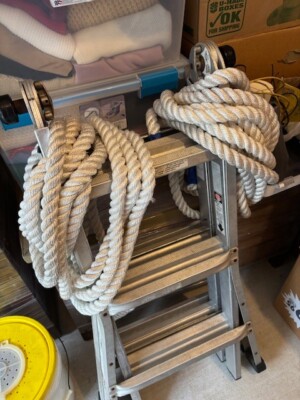 1 inch Boat Tie down Line - 30 feet each
