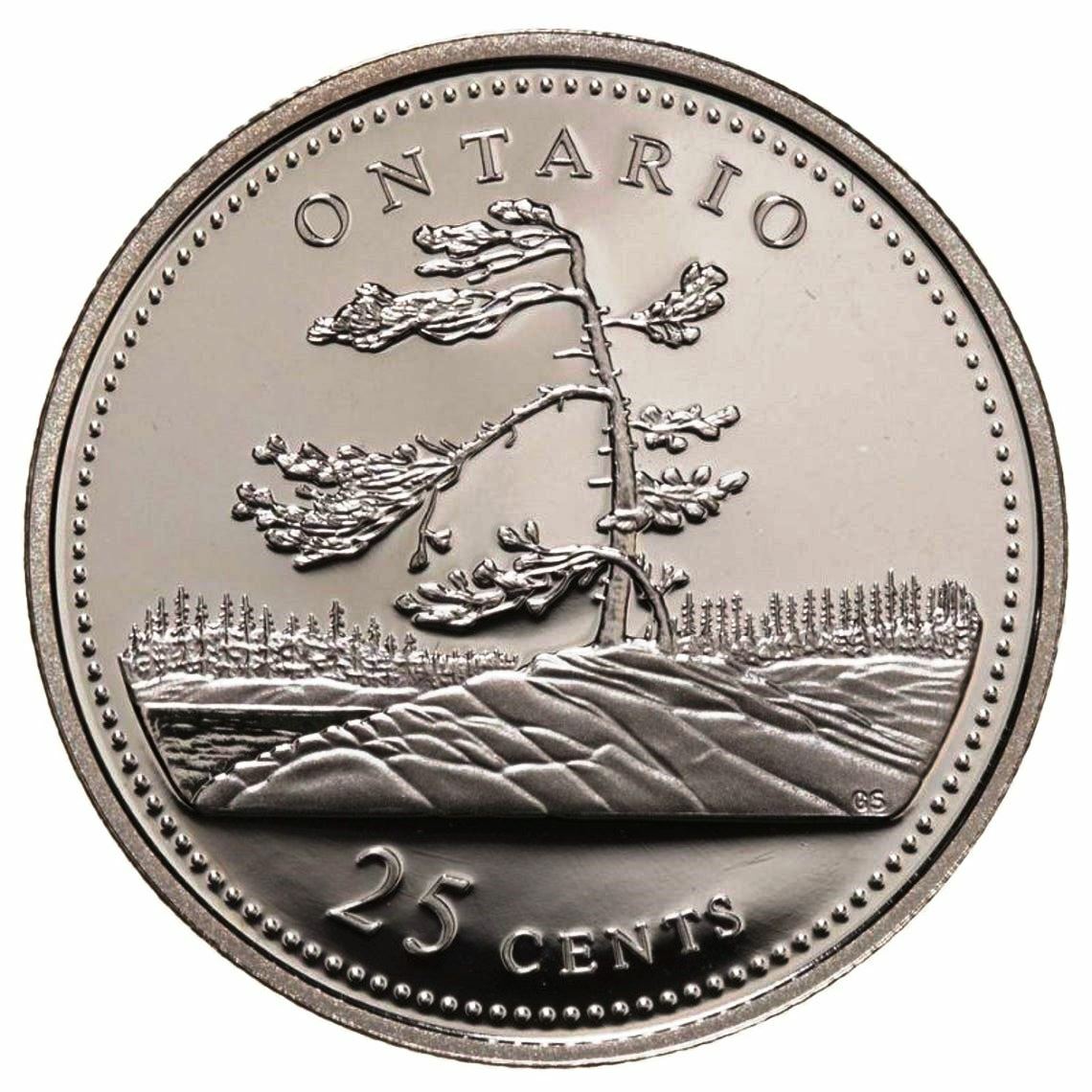 🇨🇦 Canada quarter 25 cents coin 125th Anniversary Ontario