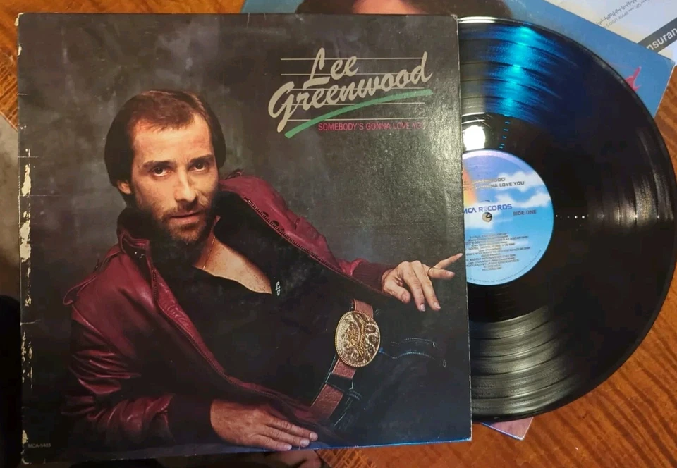 Lee Greenwood Somebody's Gonna Love You Vinyl Autographed - Image 2 of 2