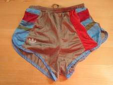 Short ADIDAS vintage nylon polyamide VENTEX running sprint slip intérieur S