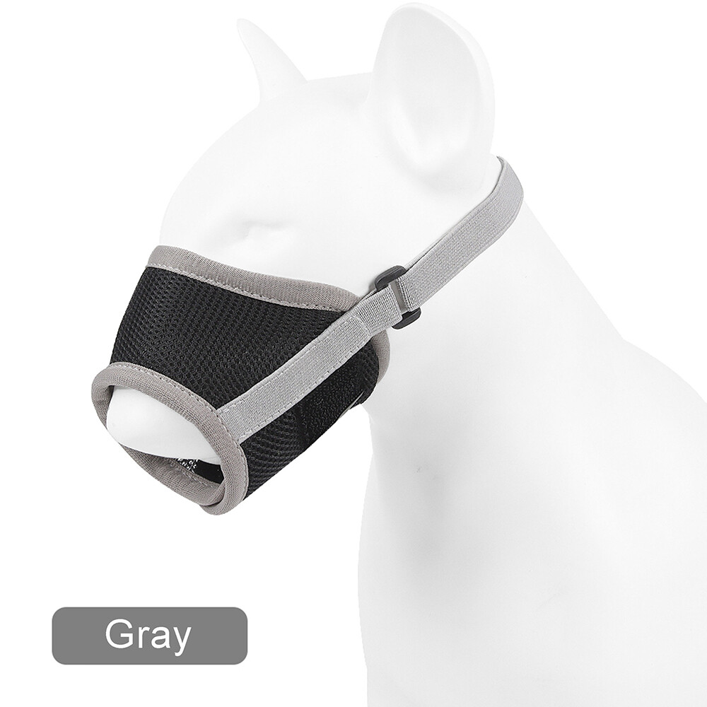 Nylon-Maulkorb Für Hunde, Hunde Maulkorb, Nylonnetz Maulkörbe, Mesh Soft Muzzles, Atmungsaktiv, Sicherer, Schneller Sitz Für Kleine, Mittelgroße Hunde, Verhindert Das Beißen, Kauen Und Bellen