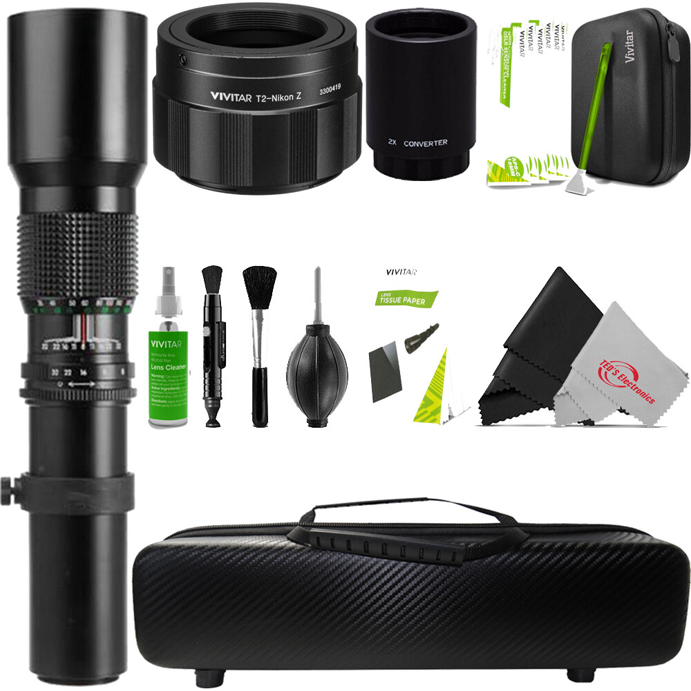 Vivitar 500mm f/8.0 Preset Telephoto Zoom Lens for Nikon Z-Mount
