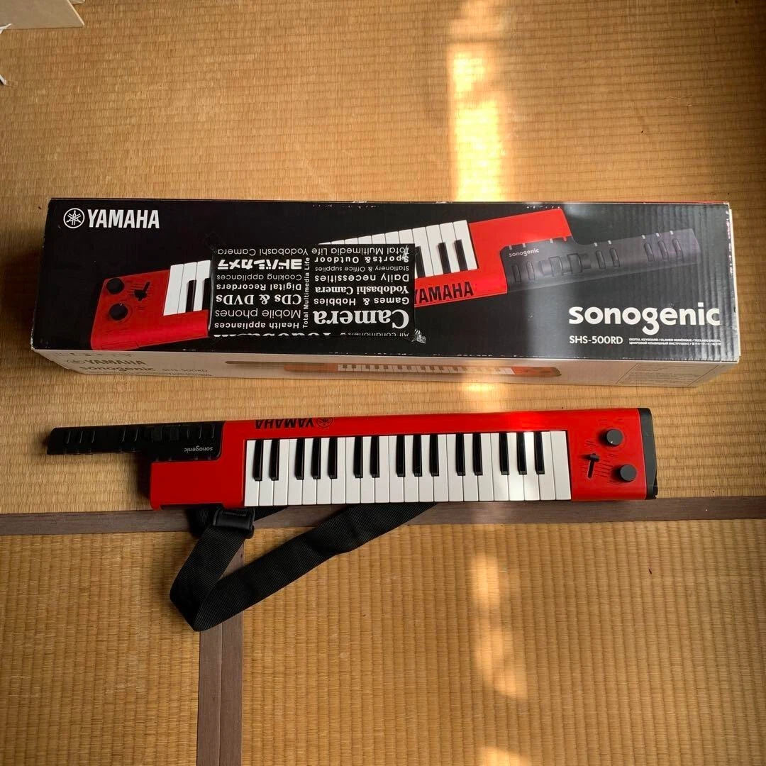 YAMAHA Sonogenic SHS-500 Red 37-Key Shoulder Keytar SHS-500RD Free Shipping#302