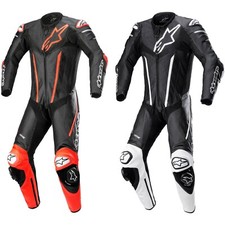 Alpinestars Lederkombi Fusion Herren Motorradkombi Leder mit gestricktem Stretch