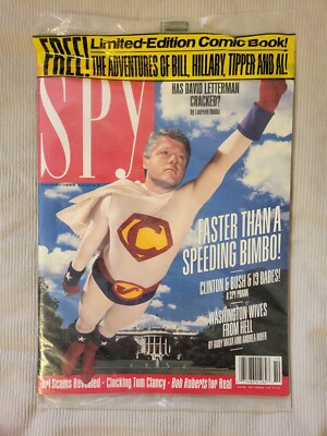 Spy Magazine Bill Clinton Oct 1992 Vol. 7 Limited Edition Comic Book New Sealed