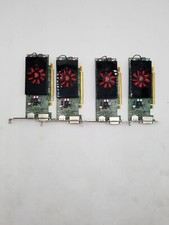 LOT OF 4 AMD Radeon 109-C55257-01 02 1GB PCI-Express Graphics Card C552