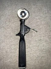 Great JP Vollrath ICE CREAM SCOOP Black Plastic Handle Vintage Made In USA
