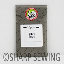 10 ORGAN 24x1 NEEDLES SIZE#14 fits SINGER 19, 20, 24, 25, 26, 240W, 240K, 410W10